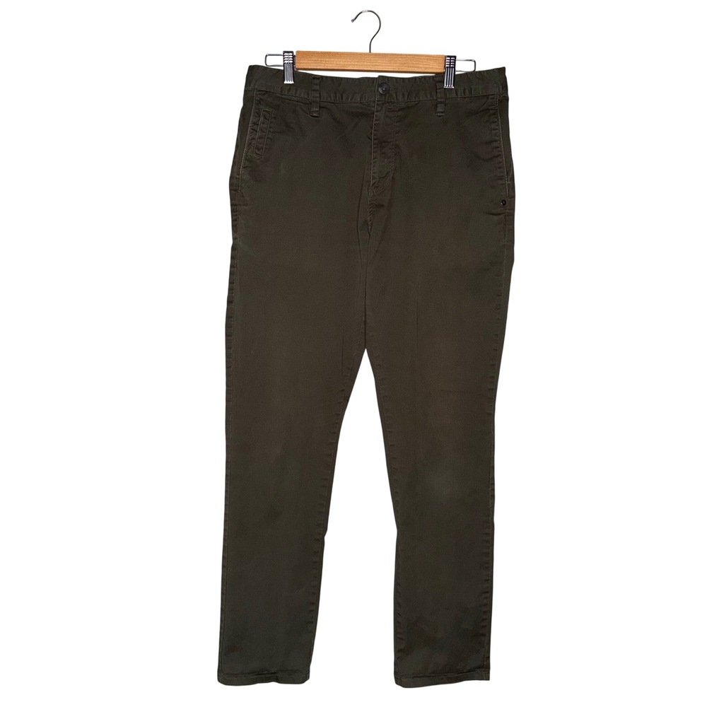 Vuori Pants Mens 32 Olive Green Excellent V433 Tech Chino Stretch